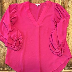 Hot pink Jodifl blouse